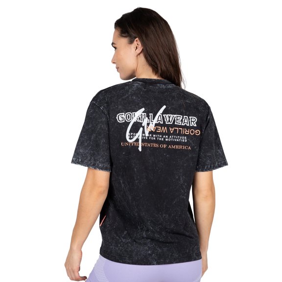 Medina Oversized T- Shirt - Washed black