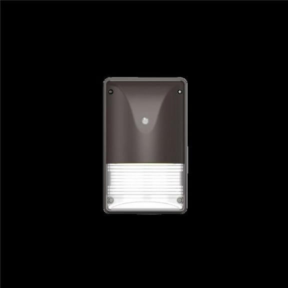 Medinah Power 102-12400022-1 15, 25 & 30W 120-277V Correlated Temperature Select LED Mini Wallpack, Bronze