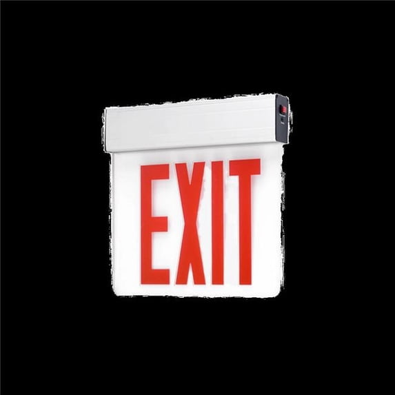 Medinah Power 102-12600008-1 Red Letter Edge Lit Exit Sign
