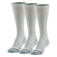 thumbnail image 1 of MediPeds Women's Half Cushion Crew Socks, 3 Pairs, 1 of 1