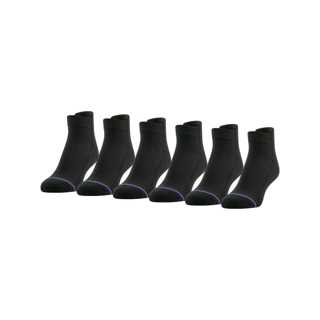 Medipeds Womens Half Cushion Low Cut Socks, 6 Pairs - Walmart.com