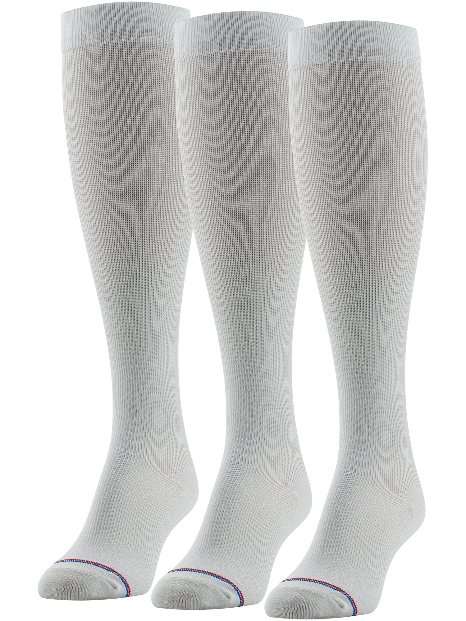 Medipeds Womens Over the Calf Support Socks, 3 Pairs - Walmart.com