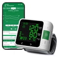 thumbnail image 1 of Medisana Bluetooth Wrist Blood Pressure Monitor for Home Use, Automatic Digital BP Machine with Adjustable Wrist Cuff, 2x99 Memory, VA Full View Screen, 4-Color Backlight, 1 of 10