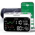 thumbnail image 1 of Medisana Cordless Arm Blood Pressure Monitor, Bluetooth Smart Blood Pressure Monitors for Home Use with App Tracking, Blood Pressure Machine with LED Color Dual-Display, Extra-Large Adult Cuff, 1 of 9