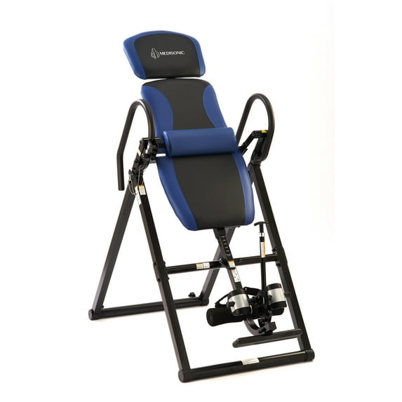 Medisonic 510100B Therapeutic Heavy Duty Steel Frame Inversion Table, 300LB Capacity