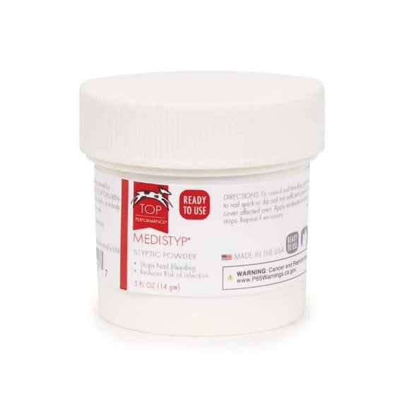 Medistop Styptic Powder, Gel or Holder Helps Stop Bleeding Fast Dogs Cats Birds (1/2 oz Styptic Powder)