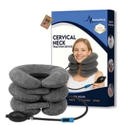 Medisupplis Inflatable Neck Stretcher For Neck Pain Relief For Men & Women Adjustable Neck Brace Cervical Neck Traction Device For Home Use