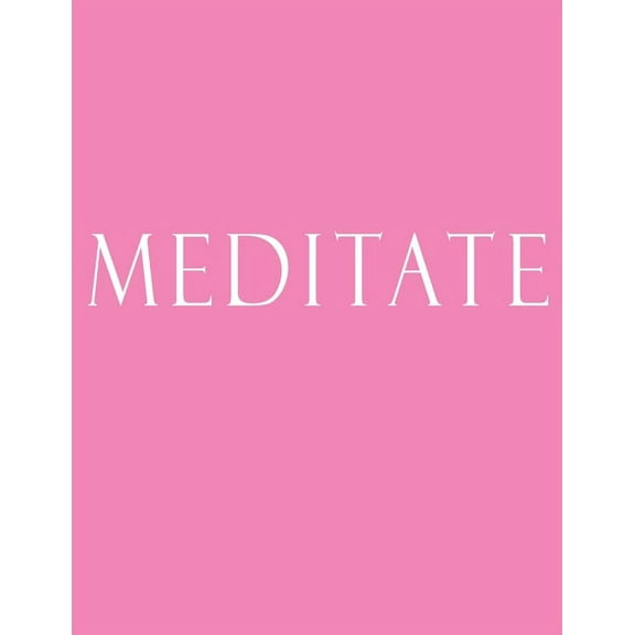 Meditate: Decorative Book to Stack Together on Coffee Tables, Bookshelves and Interior Design - Add Bookish Charm Decor to Your Home - Stack Deco Books together to create Your unique Fashion Design st