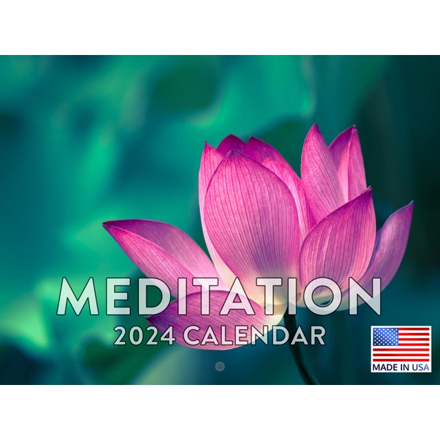 Meditation 2024 Wall Calendar Meditation 2024 Calendar
