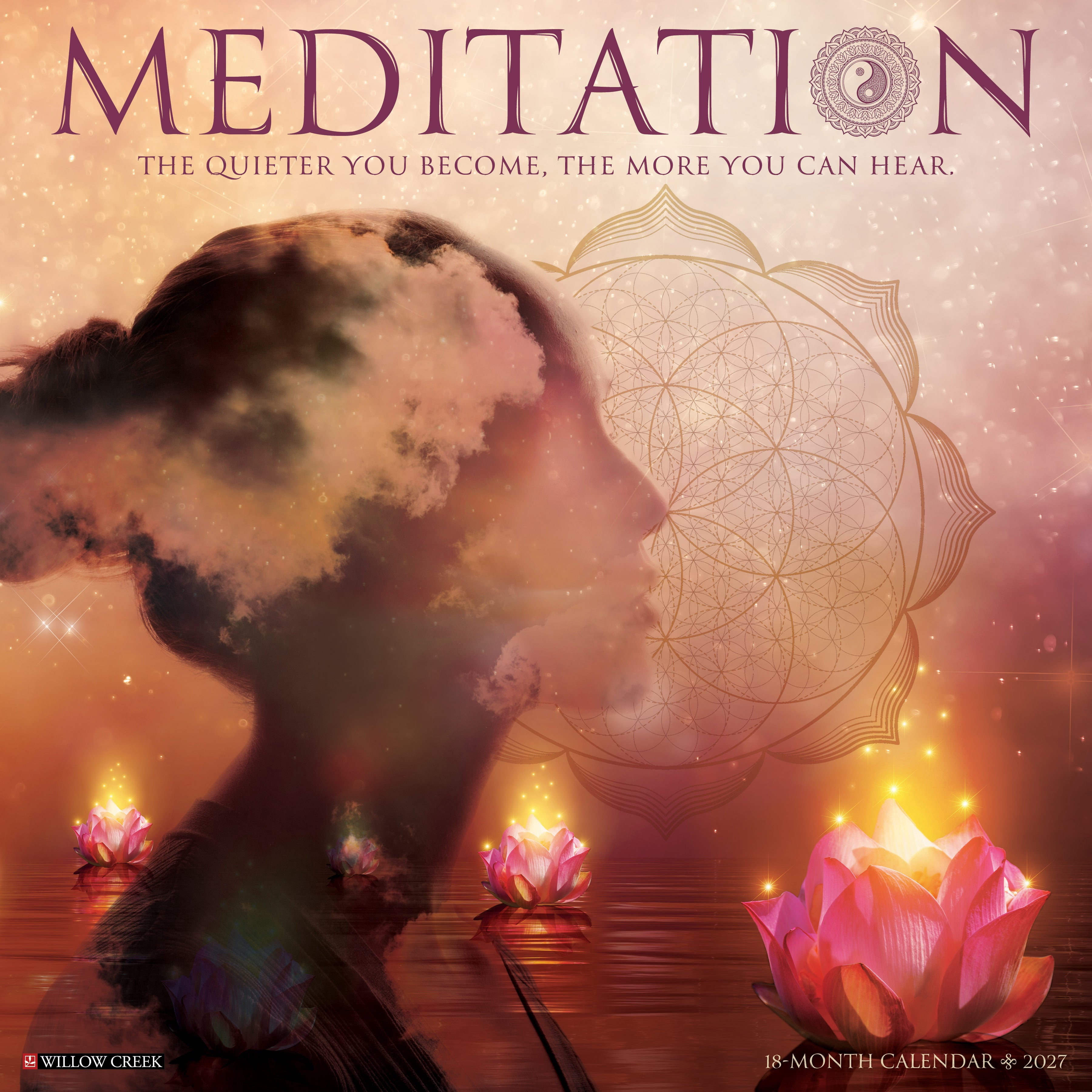 Willow Creek Press, Meditation 2027 Wall Calendar