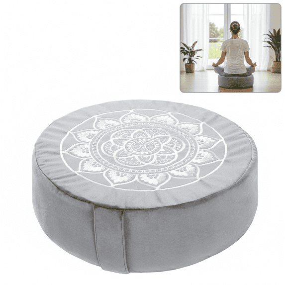 Meditation Cushion, Comfortable Floor Pillow for Adult Meditation Pillow with Cover