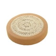 thumbnail image 1 of Meditation Cushion Round Cushion Pouf Ottoman Sitting Pillow Chair Pad Tatami Cushion Seat Cushion for Living Room Sofa Indoor Outdoor Yoga Khaki 50cmx10cm, 1 of 8