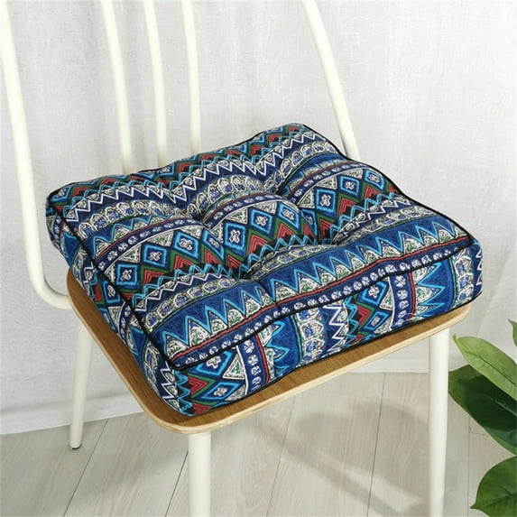 Meditation Floor Pillow Cushion, Bohemian Pillows Square Tufted Comfortable Decorative Floor Cushions Thicked Memory Foam Floor Cushion Pillows for Livingroom