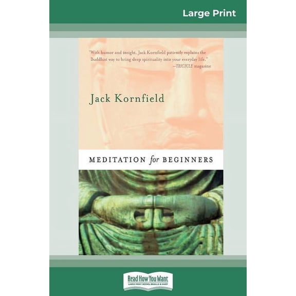 Meditation For Beginners (16pt Large Print Edition), (Paperback)