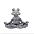 Meditation Frog Statue Yoga Frog Prayer Posture Zen Statue Zen Garden
