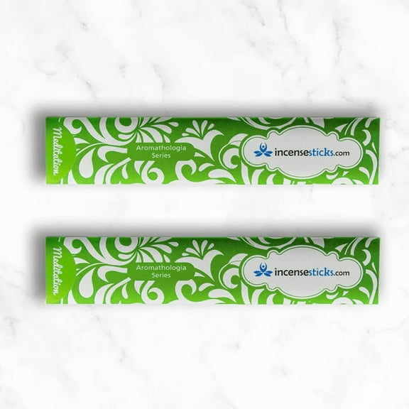Meditation Incense 8" 12 Sticks, 2 Packs, 12 Incense Sticks per Pack, Angelica Incense Blend