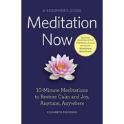 Meditation Now A Beginners Guide 10-Minute Meditations to Restore Calm and Joy, Anytime, Anywhere Paperback