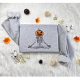 thumbnail image 1 of Meditation Pumpkin Skeleton Embroidered Sweatshirt, 1 of 4