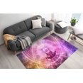 thumbnail image 1 of Meditation Rug, Chakra Rugs, Energy Rugs, Modern Rugs, Pattern Rug, Soft Rug, Small Rug, 3D Printeds Rug, Front Door Rug, Customs Rug, 1.7'x2.3' - 50x70 cm, 1 of 8