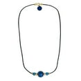 thumbnail image 1 of Meditation Style Necklaces Starry Glass Beads Rope Alloy Beads Chain Necklace Lucky Protection Chocker, 1 of 5