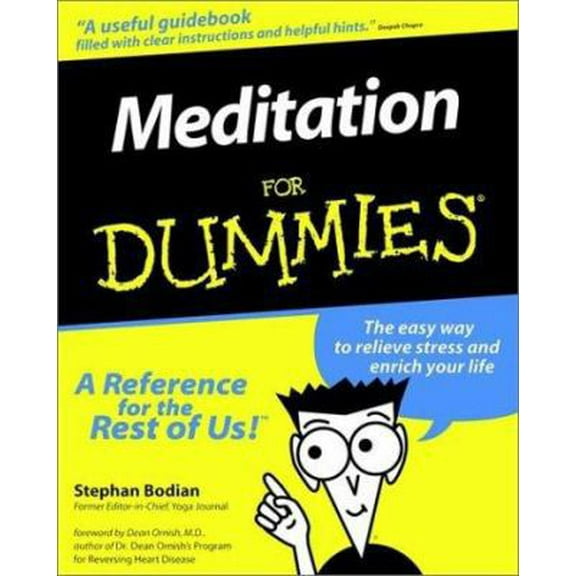 Pre-Owned Meditation for Dummies, 9780764551161, 0764551167, Paperback, First edition & printing edition