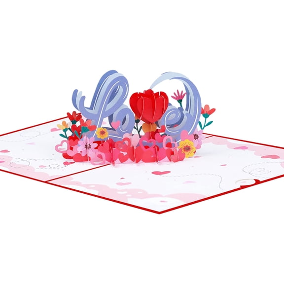 Meditative 3D Standing Raised Celebration Card With Symbol Design Great For Emotion Occasion And Significant Time
