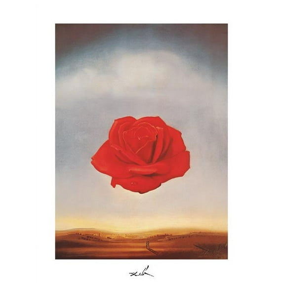 Meditative Rose, c.1958 Poster by Salvador Dali (11 x 14)