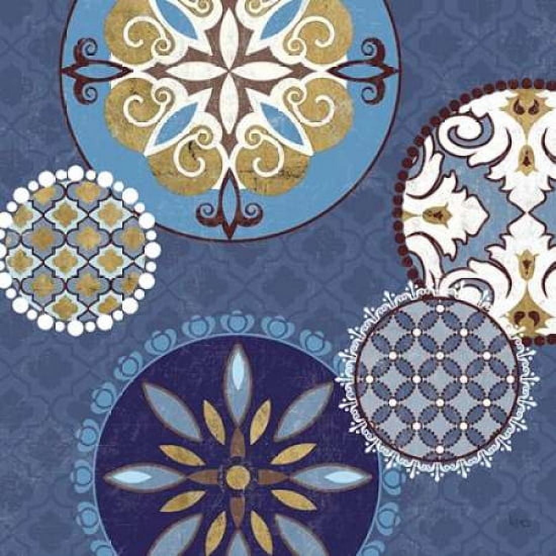 Mediterranean Blue II Canvas Art - Veronique Charron (24 x 24)