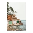 thumbnail image 1 of Mediterranean Boat House Print Wall Art, Modern Wall Decor For Living Room Bedroom, 24x36 UNFRAMED, 1 of 2
