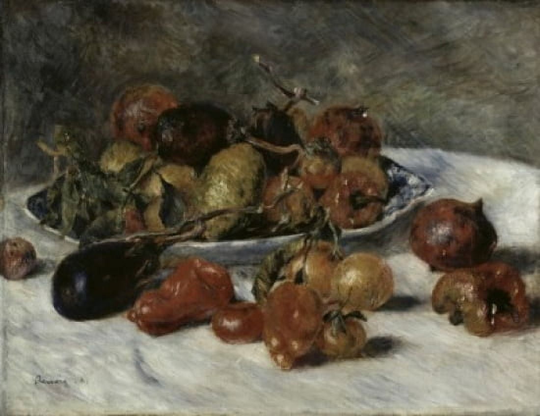 Mediterranean Fruits 1881 Pierre-Auguste Renoir (1841-1919French) Oil on Canvas Art Institute of Chicago Canvas Art - Pierre Auguste Renoir (18 x 24)