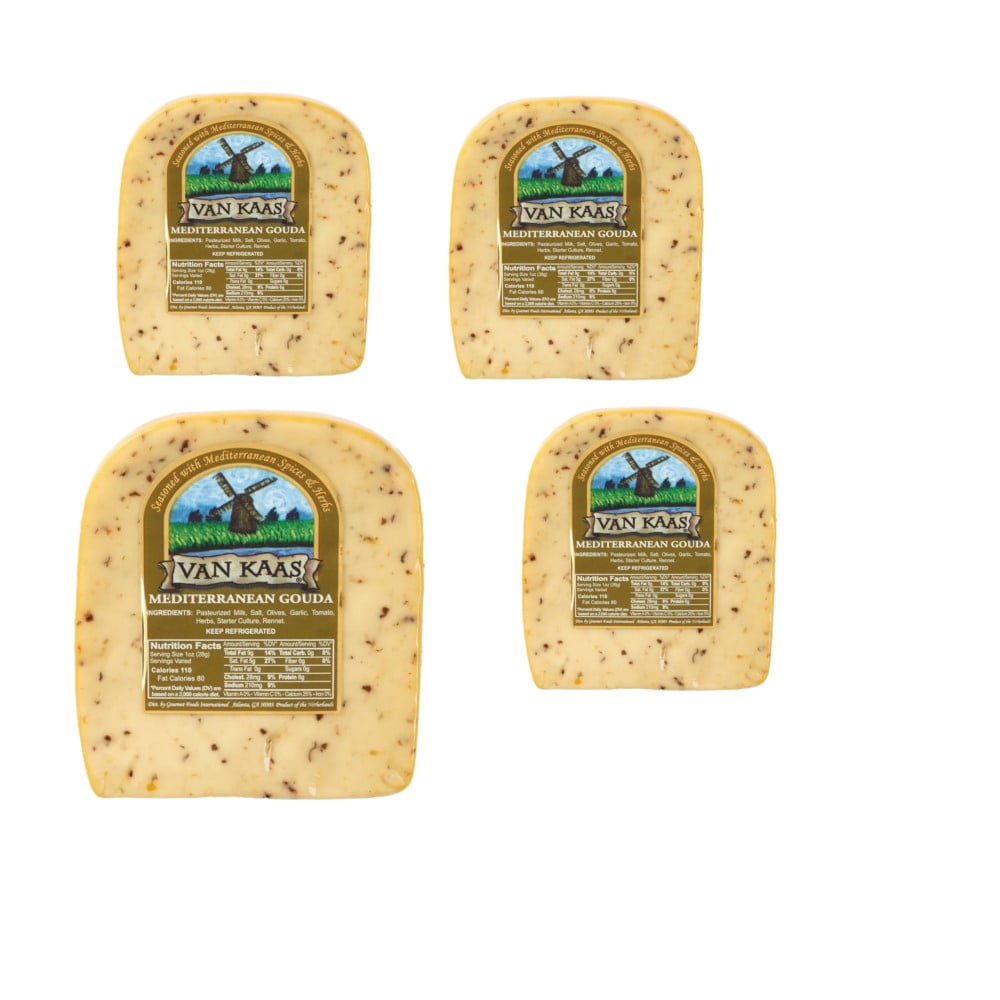 Mediterranean Gouda Cheese, 7 oz. (4 pack)