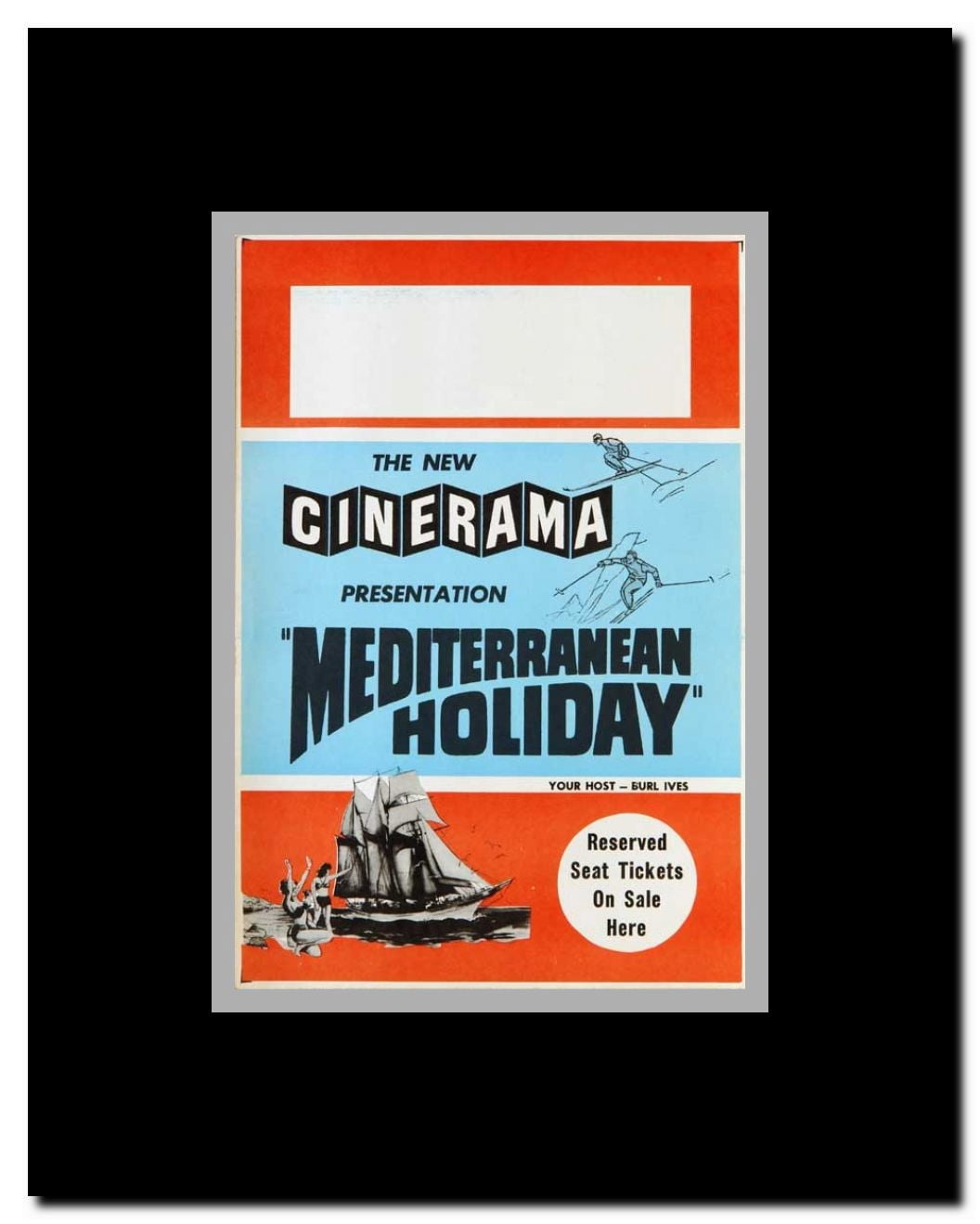 Mediterranean Holiday Framed Movie Poster