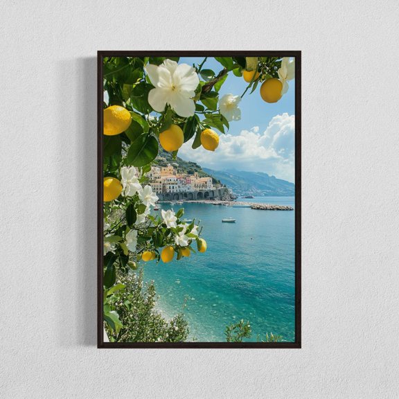 Mediterranean Lemon Grove Amalfi Decor Wall Art