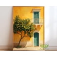 thumbnail image 1 of Mediterranean Lemon Tree Amalfi Coast Wall Art Print, Unframed Paper Poster 8x10in, 1 of 4