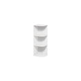 thumbnail image 1 of Mediterranean Mingle 3-Tier Corner Open Shelf Bookcase 9.3 x 12.01 x 31.5 Inches Composite Wood Ideal for Small Spaces Holds 10 lbs, 1 of 31