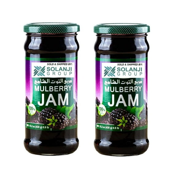 Mediterranean Mulberry Premium Jam 2 Pack 15 Oz/430gm each - مربى التوت