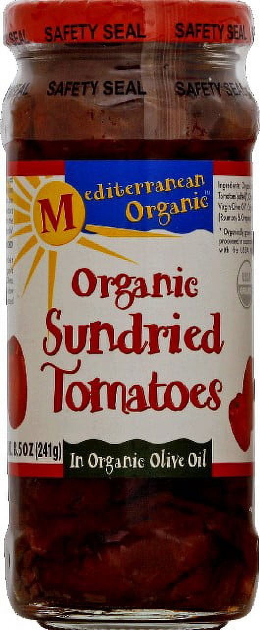 Mediterranean Organic Sundried Tomatoes In Olive Oil, 8.5 Ounce