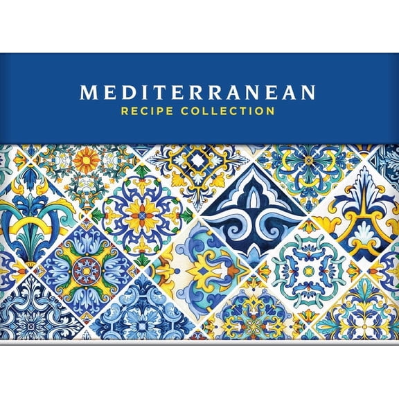 Recipe Card Collection Tin: Mediterranean Recipe Card Collection Tin 72 Recipe Cards + 28 Blank Recipe Cards to Write Your Own Recipes + 5 Tabbed Section Dividers (Other printed item)