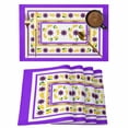 thumbnail image 1 of Mediterranean Style Lemon Floral Placemats Set of 2, Purple Border Countryside Non-Slip Place Mats Washable Table Mats for Kitchen Dining Table Decorations Indoor/Outdoor, 1 of 9