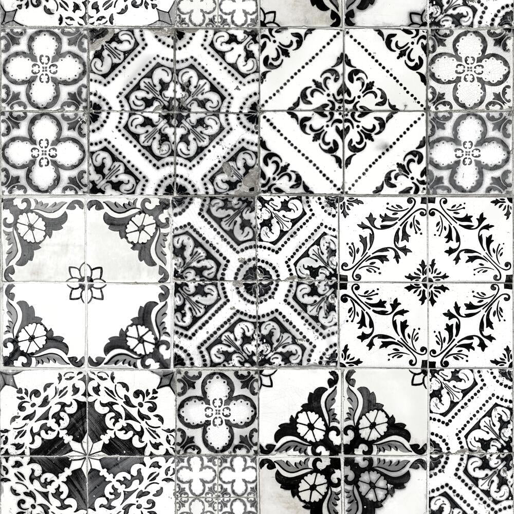 Mediterranean Tile Peel and Stick Wallpaper