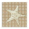 thumbnail image 1 of Stupell Industries Mediterranean Tile & Starfish Canvas Wall Art, design by Lee Ann Sanders, 17 x 17, 1 of 7