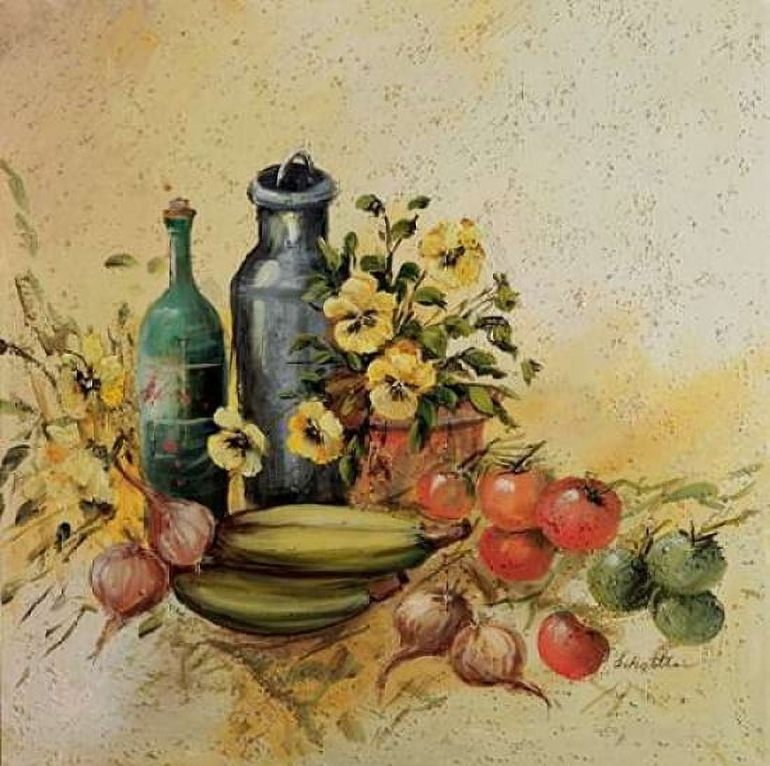 Mediterranean comp I Canvas Art - Katharina Schottler (24 x 24)