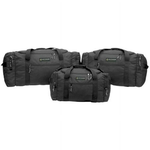 Medium 12in. x 24in. Mountain Duffle - Black