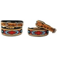 thumbnail image 1 of Medium 17''- 21'' Dog Puppy Collar Cow Leather Adjustable Padded Canine 6061, 1 of 2