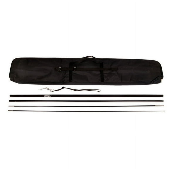 Medium 177" Feather or Tear Drop Banner Stand/ Flexible Aluminum Pole Hardware - Great for Marketing, Advertising, Promotional and Trade Shows