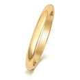 thumbnail image 1 of Medium 18k Gold 2mm D Shape Men/Women Wedding Band/Ring, 1 of 1