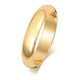 thumbnail image 1 of Medium 18k Gold 4mm D Shape Men/Women Wedding Band/Ring, 1 of 1