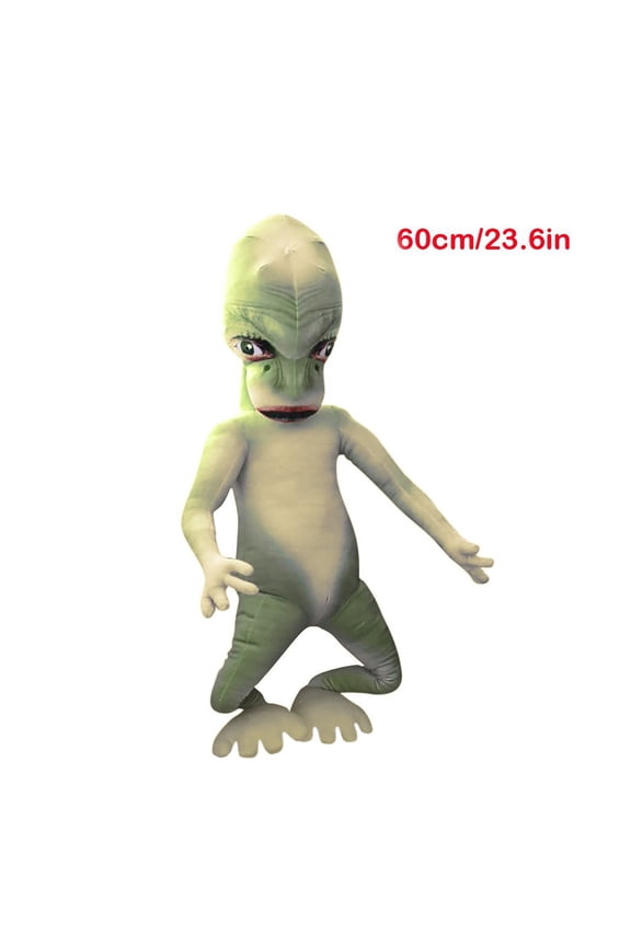 Medium Alien Stuffed Toy 60Cm Extra Terrestrial Weird Funny Doll Soft Cloth Material Lifelike