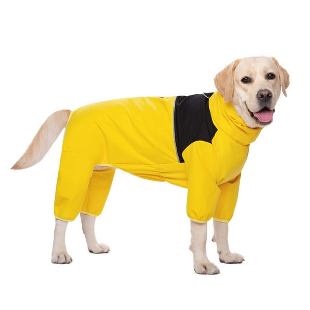 Medium And Large Dog Raincoat Labrador Golden Retriever Shiba Lnu Four