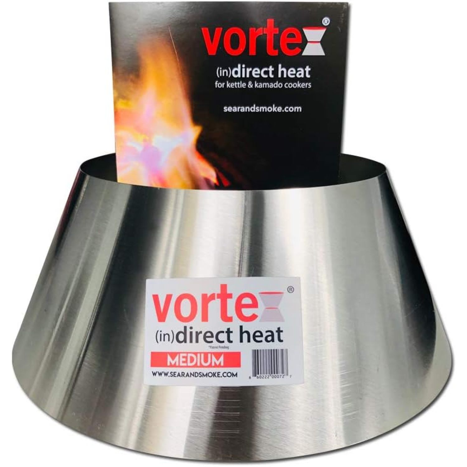 Medium BBQ Vortex™ BGE Kamado Kettle Charcoal (in)direct cooking